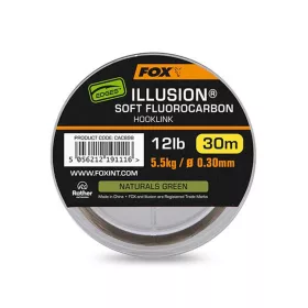   <b>Fox Illusion Soft Naturals Green Fluorocarbon</b> Vorfachschnur 0,30mm 30m