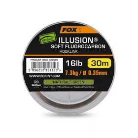   <b>Fox Illusion Soft Naturals Green Fluorocarbon</b> Vorfachschnur 0,35mm 30m