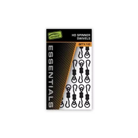 Fox HD Spinner Swivel Wirbel Karabiner 10Stk