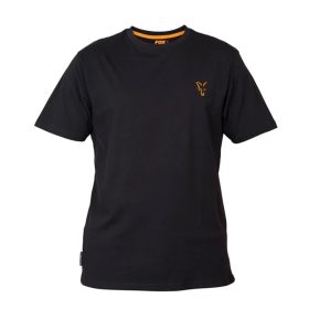 Fox Collection T-Shirt Schwarz-Orange Polo S