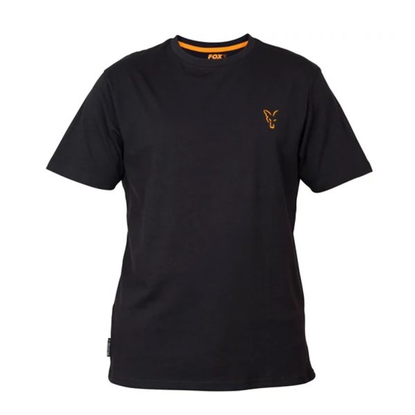 Fox Collection T-Shirt Schwarz-Orange M