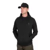 Fox Collection LW Hoody Schwarz Orange Kapuzenpullover L