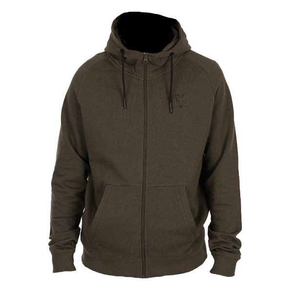 Fox Collection LW Hoody Grün Schwarz Kapuzenpullover S