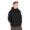Fox Collection Black-Orange Sherpa Hoody Kapuzenpullover XL