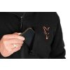 Fox Collection Black-Orange Sherpa Hoody Kapuzenpullover XL