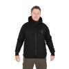Fox Collection Black-Orange Sherpa Hoody Kapuzenpullover 2XL