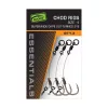 Fox Edges SWGO Chod Rig 5 Ösen, Vorgebundener Haken mit Widerhaken 3 Stk.