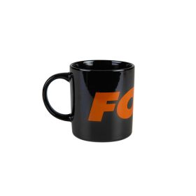 Fox Schwarz-Orange Logo Keramikbecher 350ml Tasse