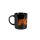 Fox Schwarz-Orange Logo Keramikbecher 350ml Tasse
