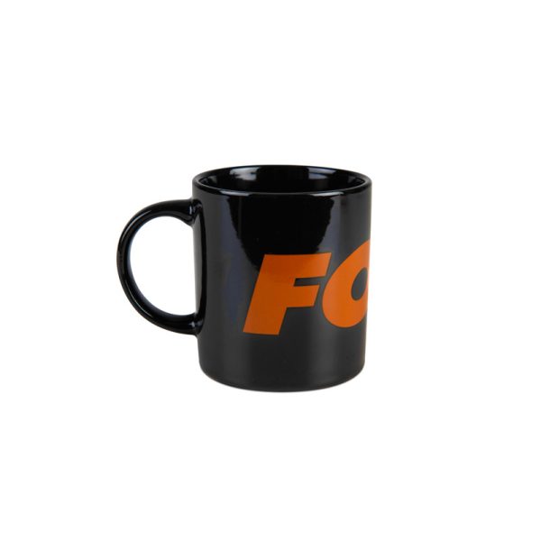 Fox Schwarz-Orange Logo Keramikbecher 350ml Tasse