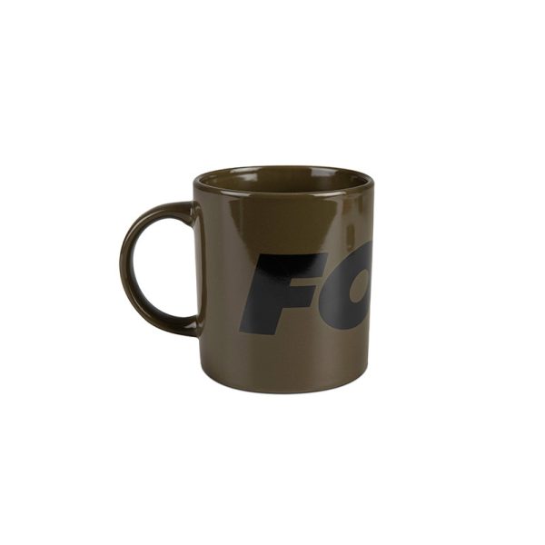 Fox Grün-Schwarz Logo Keramikbecher 350ml Tasse