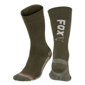   Fox Collection Thermolite Long Socks Green-Silver Socken 40-43