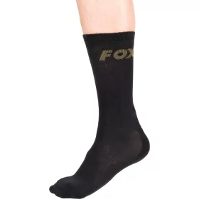 Fox Schwarze Socken 40-43 3 Paar