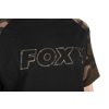 Fox Outline T-Shirt Schwarz Camo Polo M