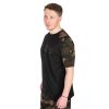 Fox Outline T-Shirt Schwarz Camo Polo L
