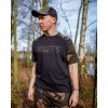 Fox Outline T-Shirt Schwarz Camo Polo L
