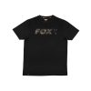 Fox Logo T-Shirt Schwarz Camo Polo L