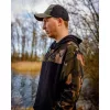 Fox LW Schwarz-Camo Split Zip Hoody Kapuzenpullover mit Reißverschluss L