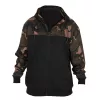 Fox LW Schwarz-Camo Split Zip Hoody Kapuzenpullover mit Reißverschluss XL