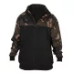 Fox LW Schwarz-Camo Split Zip Hoody Kapuzenpullover mit Reißverschluss XL