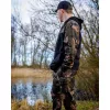 Fox LW Schwarz-Camo Split Zip Hoody Kapuzenpullover mit Reißverschluss XL