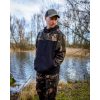 Fox LW Schwarz-Camo Split Zip Hoody Kapuzenpullover mit Reißverschluss 2XL
