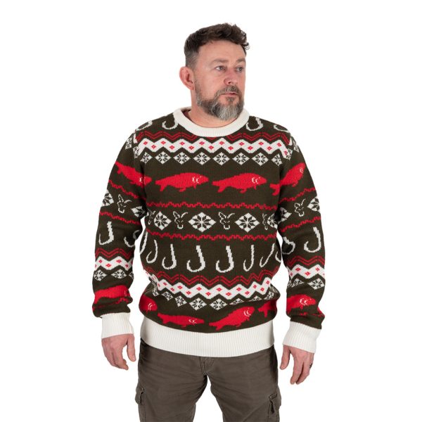Fox Xmas Jumper Pullover M