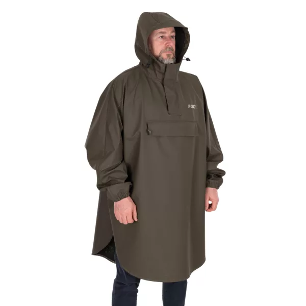 Fox Khaki Poncho One Size