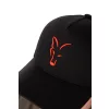 Fox Collection Trucker Cap Schwarz-Orange Baseballkappe