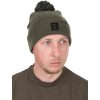Fox Collection Bobble Hat Grün-Schwarz Bommelmütze