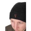 Fox Collection Beanie Schwarz-Orange Mütze