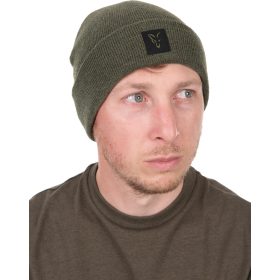 Fox Collection Beanie Grün-Schwarz Mütze