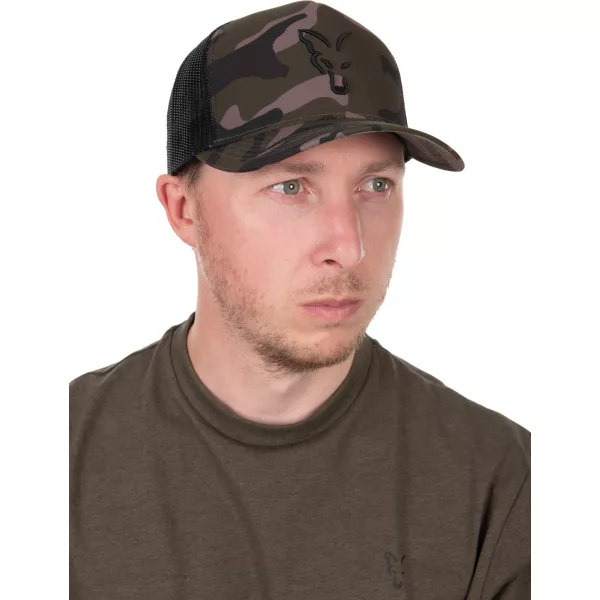 Fox Black Camo Trucker Baseballkappe