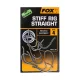 Fox EDGES™ Stiff Rig Straight - Größe 4 Haken