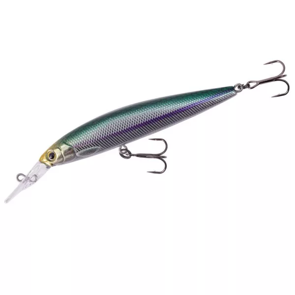 Major Craft Ceana Jerkbait 90SPM Middle 9cm 11gr #001 Blue Back Silver Schwimmender Wobbler