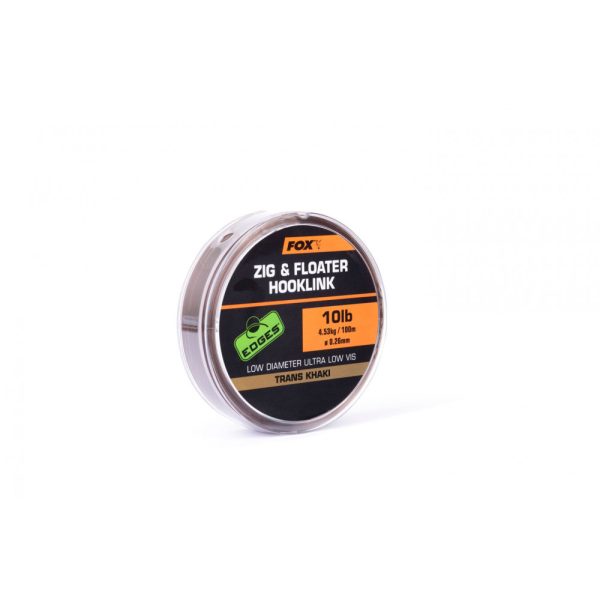 Fox EDGES™ Zig & Floater Hooklink 10lb - 0.26mm x100m Monofile Schnur