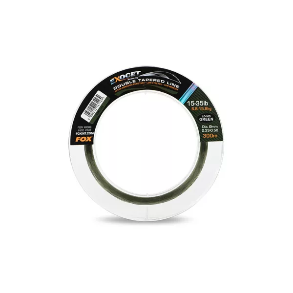 Fox Exocet Pro Low Vis Grün 0,30-0,50mm 300m Konische Monofile Hauptschnur