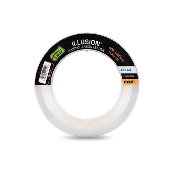 Fox Illusion Leader Transparente Fluorocarbon Vorfachschnur 0,60mm 50m