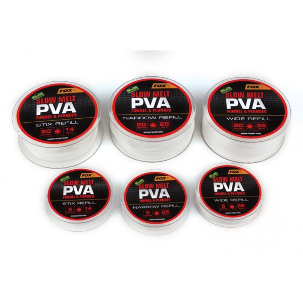 Fox EDGES™ PVA Mesh Refills Slow Melt Nachfüllpackungen 35mm Breit - 5m PVA Netz