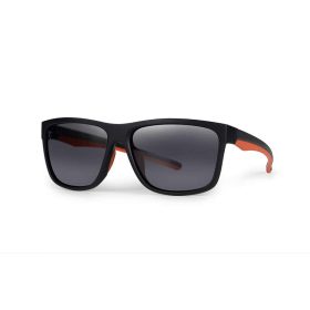 Fox Collection Black Orange Shades Brown Lens Sonnenbrille