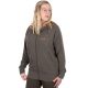 Fox WC Zipped Hoodie mit Reißverschluss Grün-Malve Damen Kapuzenpullover XL