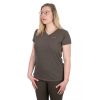 Fox WC V Neck T-Shirt Grün-Malve Damen T-Shirt XL