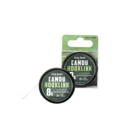   Carp Zoom Camou 8X 20m 35lb Tarnmuster Geflochtene Vorfachschnur