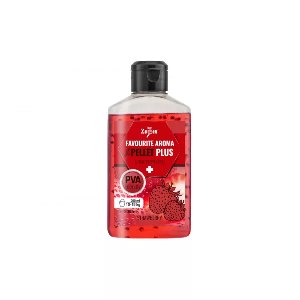 Carp Zoom Favourite Erdbeere Flüssigaroma mit Pellets 200ml