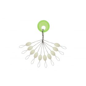 Predator Z 5x7mm Fluoreszierender Gummi Stopper 10 Stück