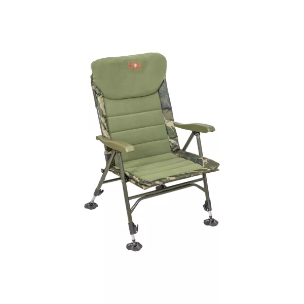 Carp Zoom Recliner Komfort Camou-Fleece Angelstuhl 56x46x42cm