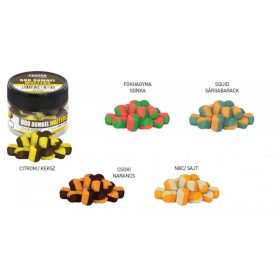   Feeder Competition FC Duo Dumbel Wafters Hakenköder, o8x12 mm, Squid, Aprikose, 15 g