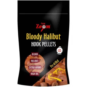   Carp Zoom CZ Blutiger Halibut Hakenpellet gebohrt, 8 mm, Halibut, 150 g