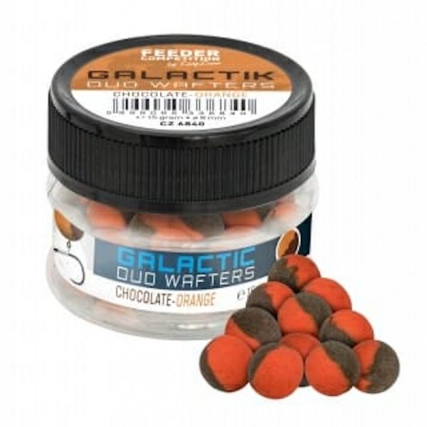 Feeder Competition FC Galactic Duo Wafters, 8 mm, Schoko, Orange, 15 g