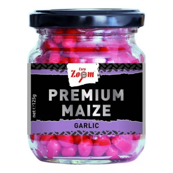 Carp Zoom CZ Premium Angelmais, Knoblauch, 125 g, 220 ml